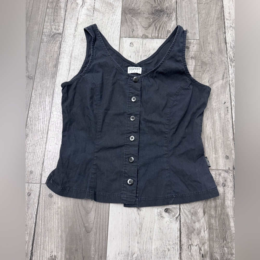 Vintage 90s Esprit Vest Womens Small Southwest Boho Western